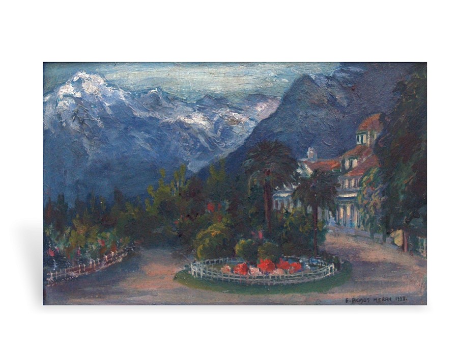 ölbild palemn antik