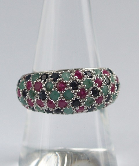 925 silber edelsteine ring