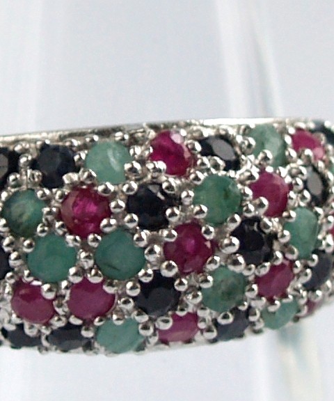 925 silber ring smaragd