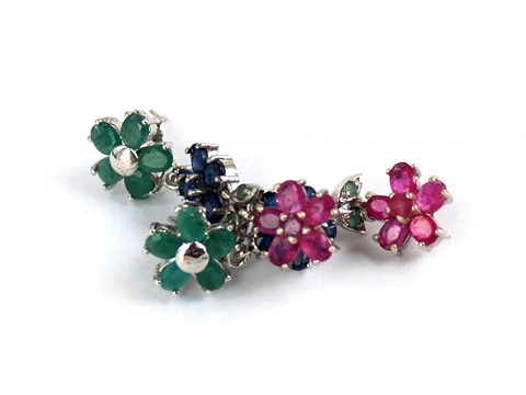 925 silber ohrstecker edelsteine