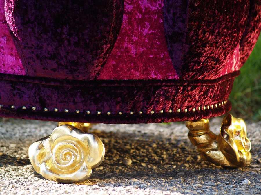 Bretz Rosen gold Design Sofafüße