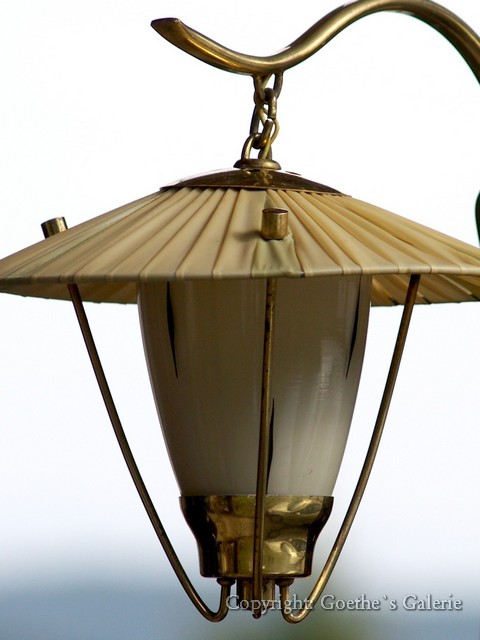 WANDLAMPE "der Chinese" ORIGINAL MidCentury Laterne 60er-Jahre Lampe